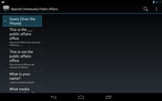 Spanish (Venez.) Pub. Affairs Ekran Görüntüsü 1