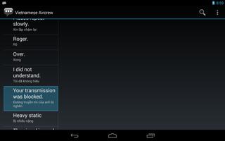 Vietnamese Aircrew Phrases screenshot 1