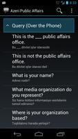 Azeri Public Affairs Phrases ภาพหน้าจอ 1