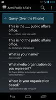 Azeri Public Affairs Phrases screenshot 1