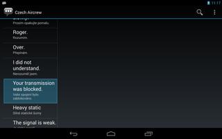 Czech Aircrew Phrases capture d'écran 1