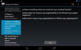 Ilocano Civil Affairs Phrases Screenshot 2