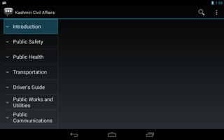 Kashmiri Civil Affairs Phrases скриншот 3