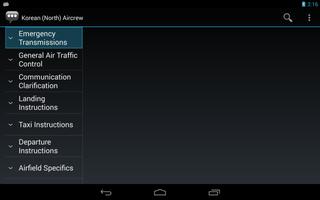 Korean (North) Aircrew Phrases capture d'écran 3