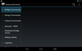 Korean (North) Naval Phrases スクリーンショット 3