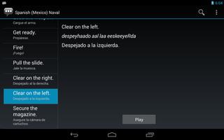 Spanish (Mexico) Naval Phrases Ekran Görüntüsü 2