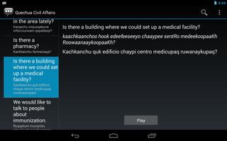 Quechua Civil Affairs Phrases screenshot 2