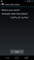 Sindhi Public Affairs Phrases 截图 2