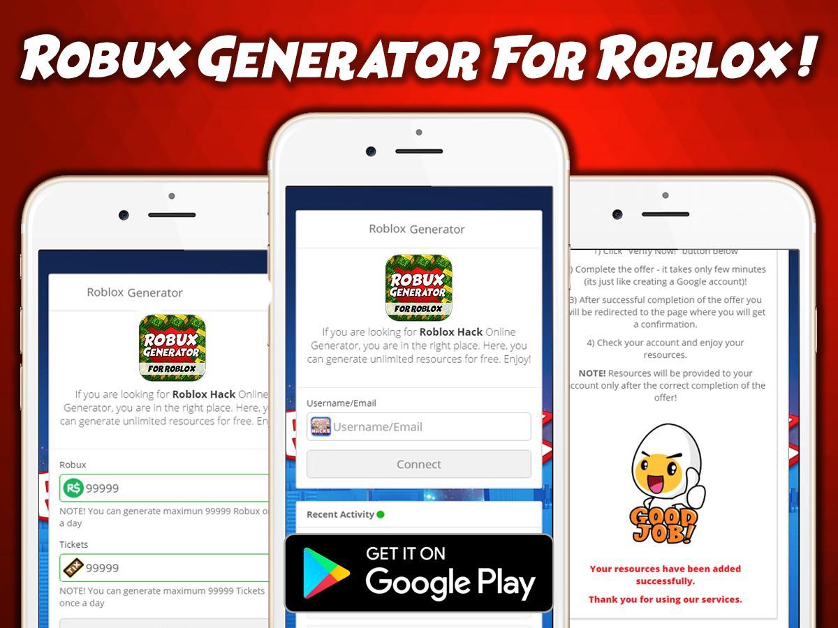 Generator Robux For Roblox Prank For Android Apk Download - google chrome icon only 2 tix roblox