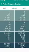 C Pattern Program Solution Plakat