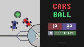 Cars And Ball - 2 player game पोस्टर