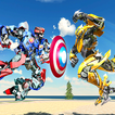 Captain of America Robot Car Transform Robot War