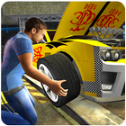 Sportwagen Mechanik Simulator Zeichen