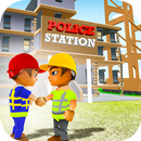 City Police Station Construction Builder APK
