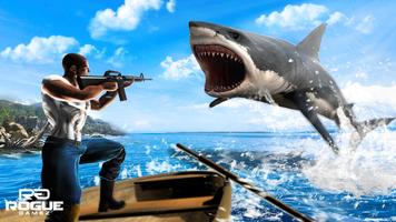 Underwater Angry Shark Hunting اسکرین شاٹ 1