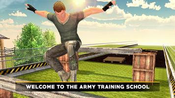 US Army War Training School - Let's Join The Army poster