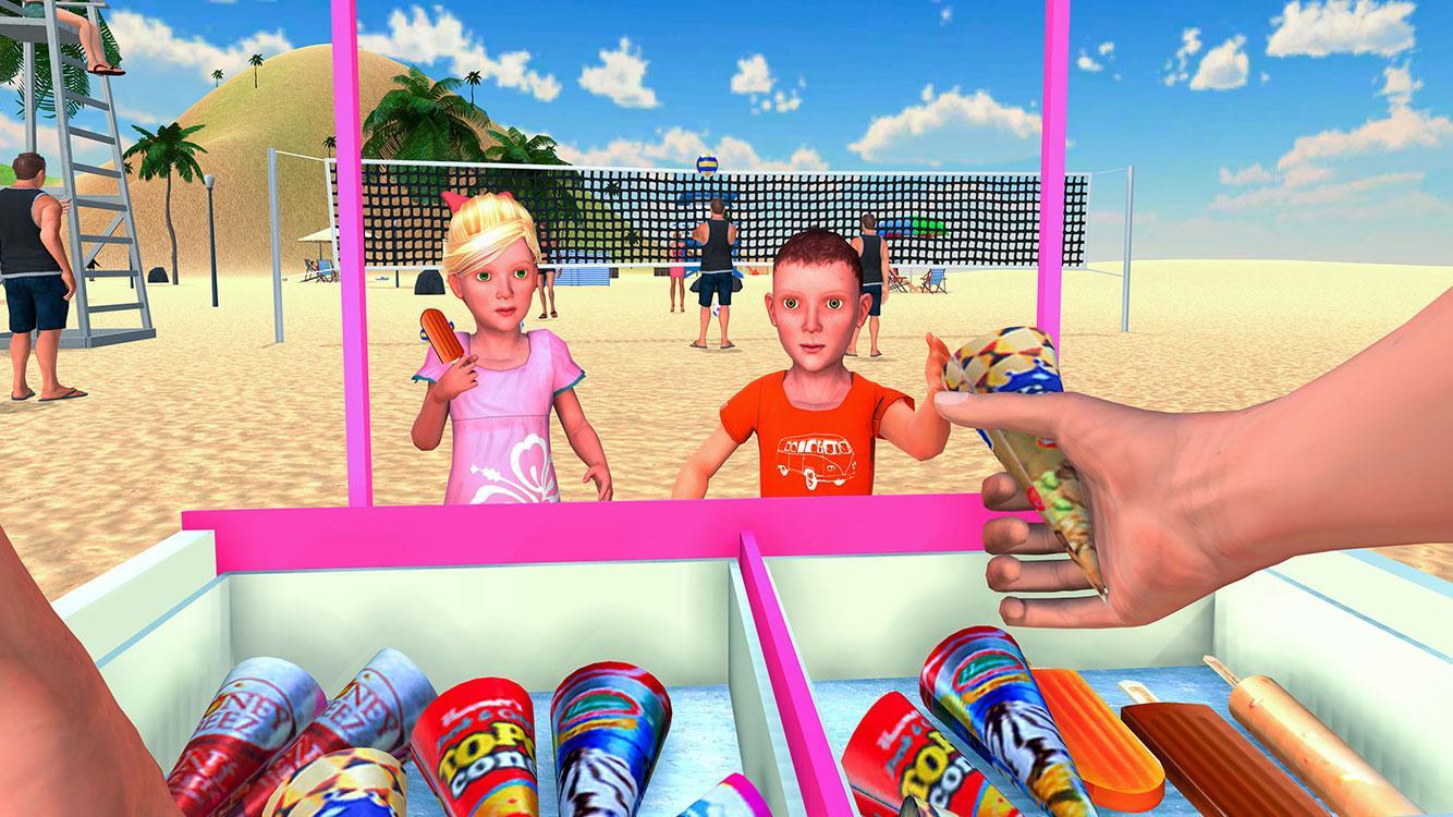 Игра делаем мороженое играть. Игры на пляже. Игра кафе мороженое на пляже. Мобильные игры про пляжи. Игра симулятор пляжа.