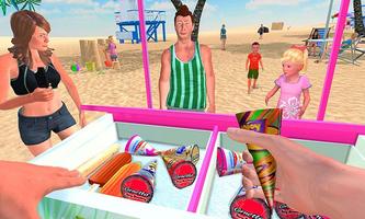 Beach Ice Cream Delivery Simulator 2018 syot layar 3