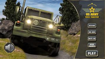 Game Simulator Truk Angkutan Kargo Angkatan Darat poster