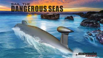 Submarine russe Navy War Sim Affiche