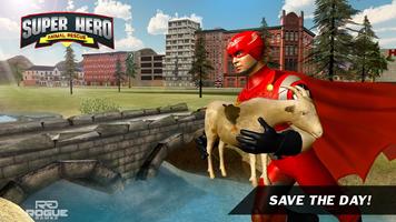 Flying Superhero Pet Rescue City screenshot 1
