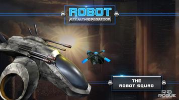 Roboter-Kader Stealth Spy Game Plakat