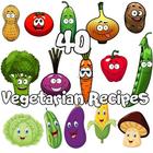 40 Vegetarian Recipes آئیکن
