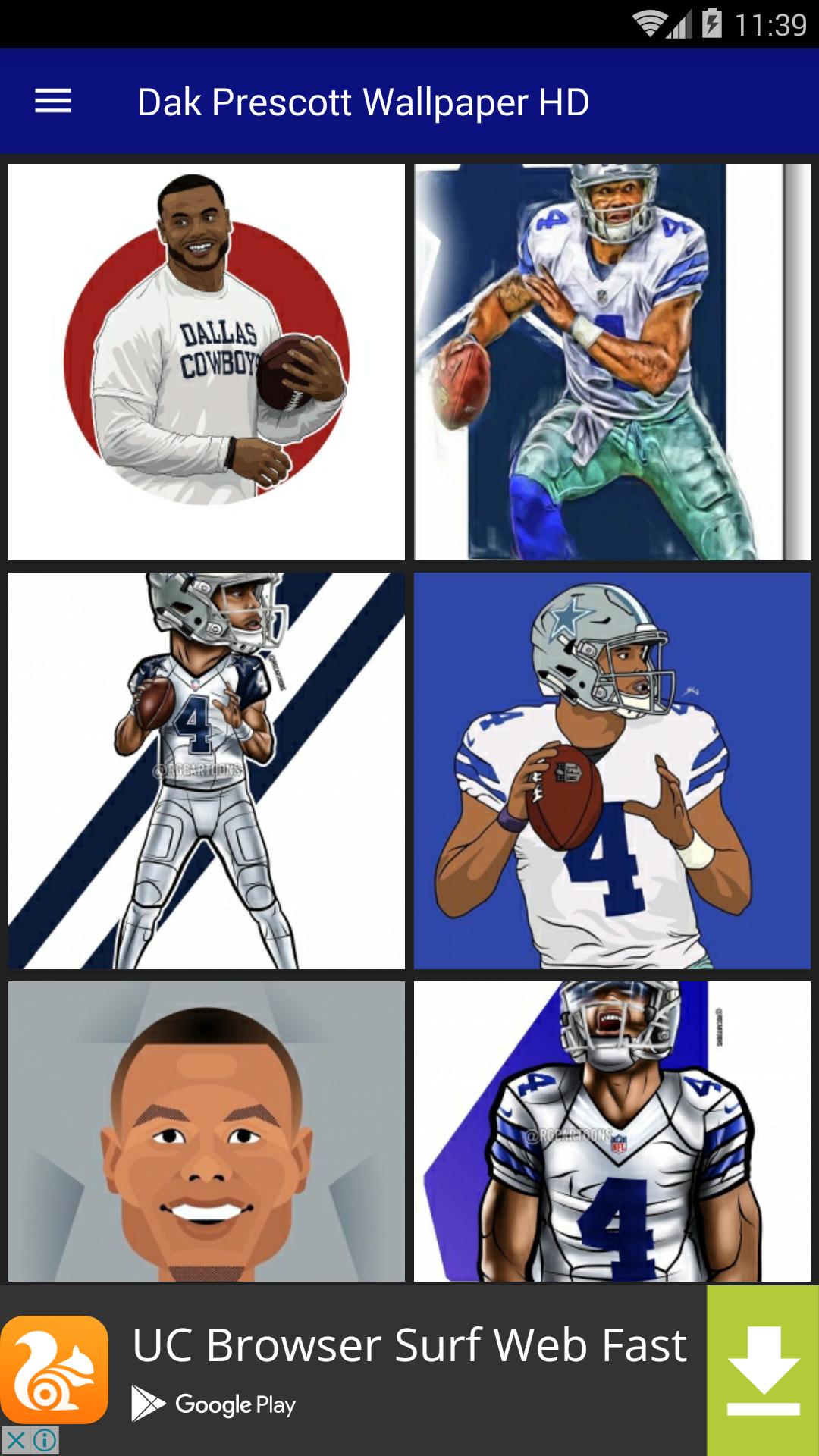 Dak Prescott Wallpaper HD скриншот 1.