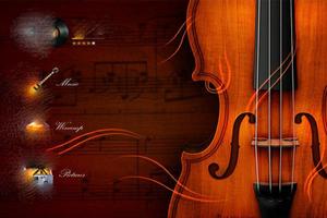Violin with notes স্ক্রিনশট 1