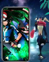 Ash Greninja Wallpaper Ekran Görüntüsü 2