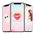 Girly wallpapers HD icon