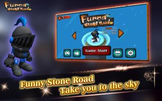 Funny Stone Road: path Endless Affiche