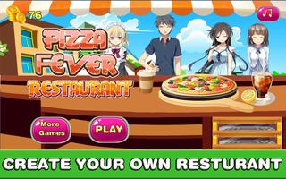 Pizza Fever Restaurant Affiche