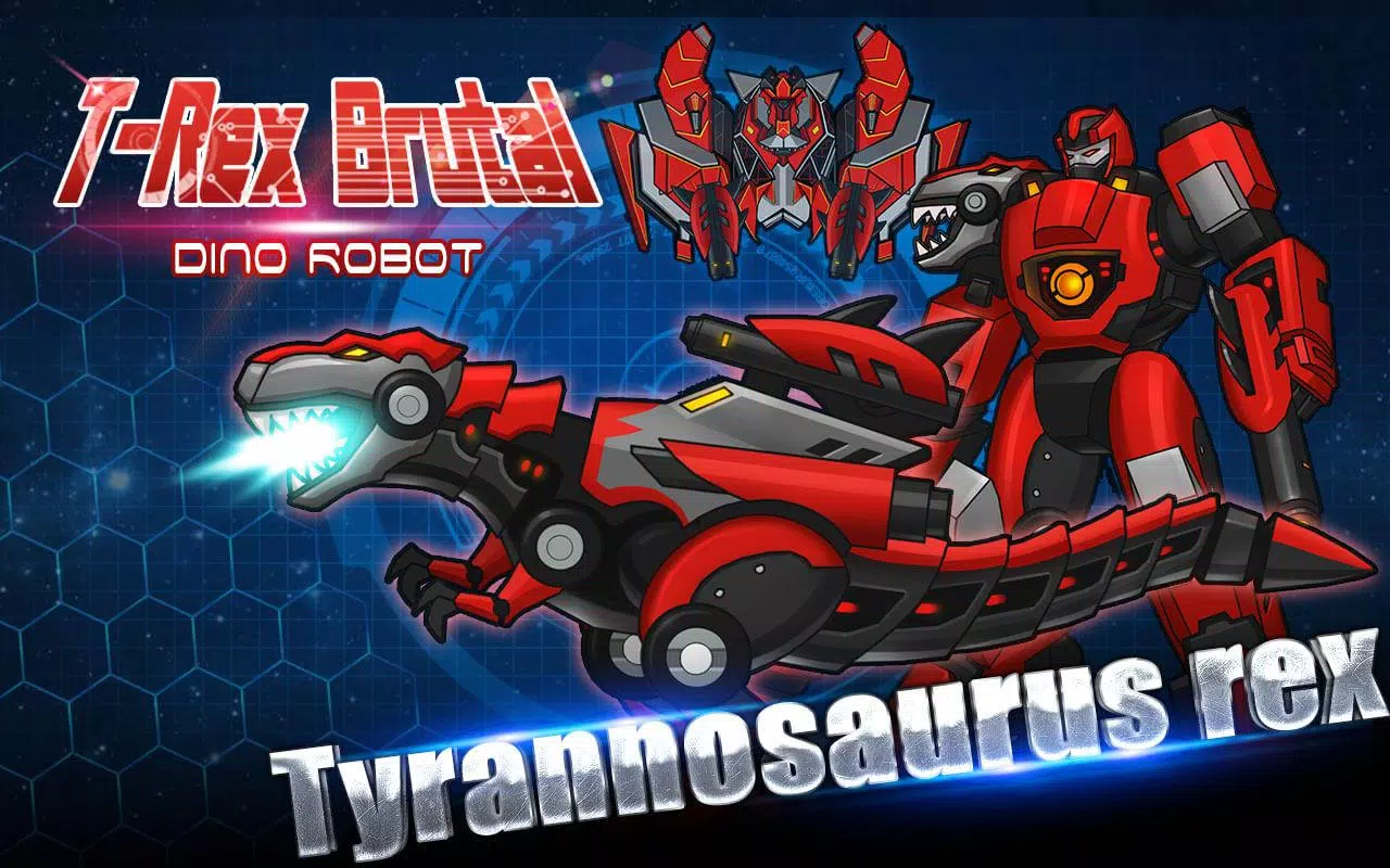 Download Robot Dino T-Rex Attack android on PC