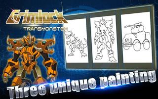 برنامه‌نما Grimlock:Robot Build and Paint عکس از صفحه