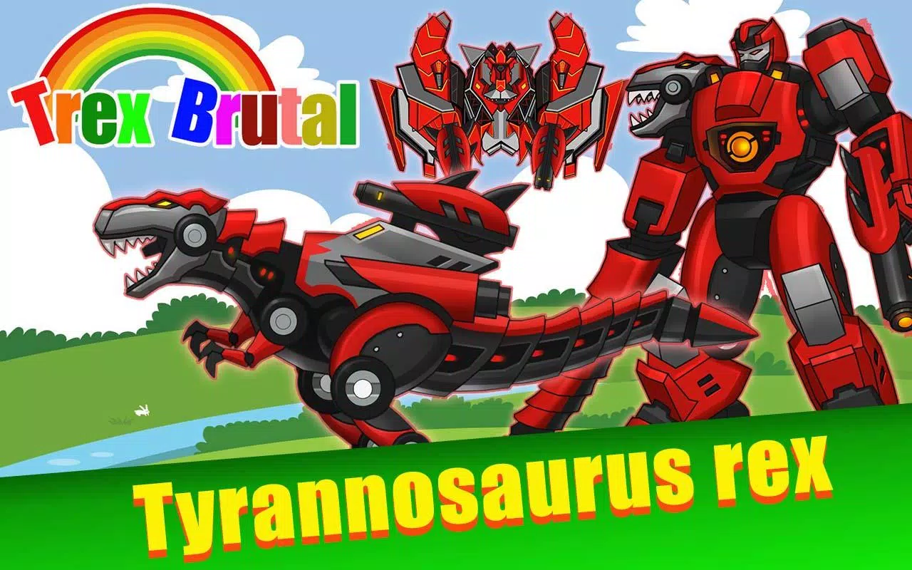 Tyrannosaurus Robot to Assemble, Little Robot Game for Android