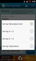 ePub Tags Editor تصوير الشاشة 2