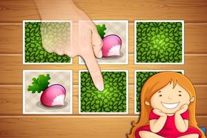 Dish Memo Game For Kids پوسٹر