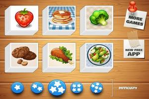 1 Schermata Dish Memo Game For Kids