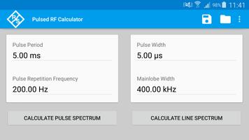 Pulsed RF Calculator capture d'écran 3