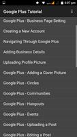 Learn Google Plus Marketing Affiche