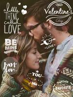 Poster Valentine Whisper - Photo Grid