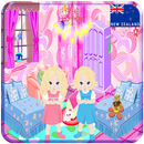 Decoration room twin girl game aplikacja