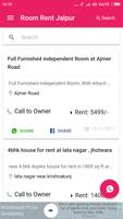 Broker Free Flats | Room rent in jaipur free list. capture d'écran 1