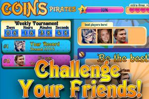 Coins Pirates: Match 3 in row capture d'écran 1