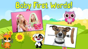 Baby First Words Book 1 Free Affiche
