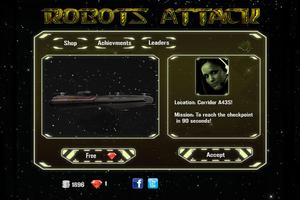 Robots Attack Shooter 3D Free capture d'écran 1