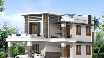 Roof Design Home Affiche