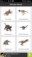 Dinosaur Names poster