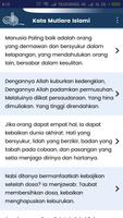 برنامه‌نما Kata Mutiara Islami عکس از صفحه